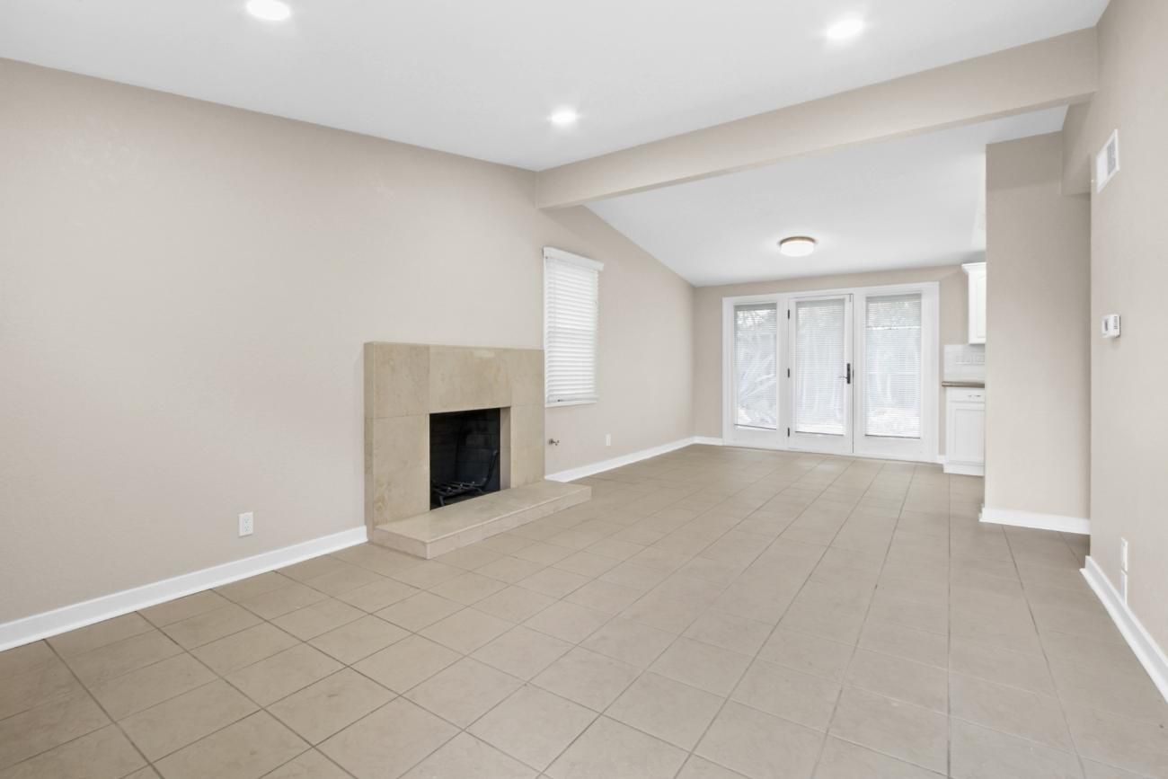 Living room after