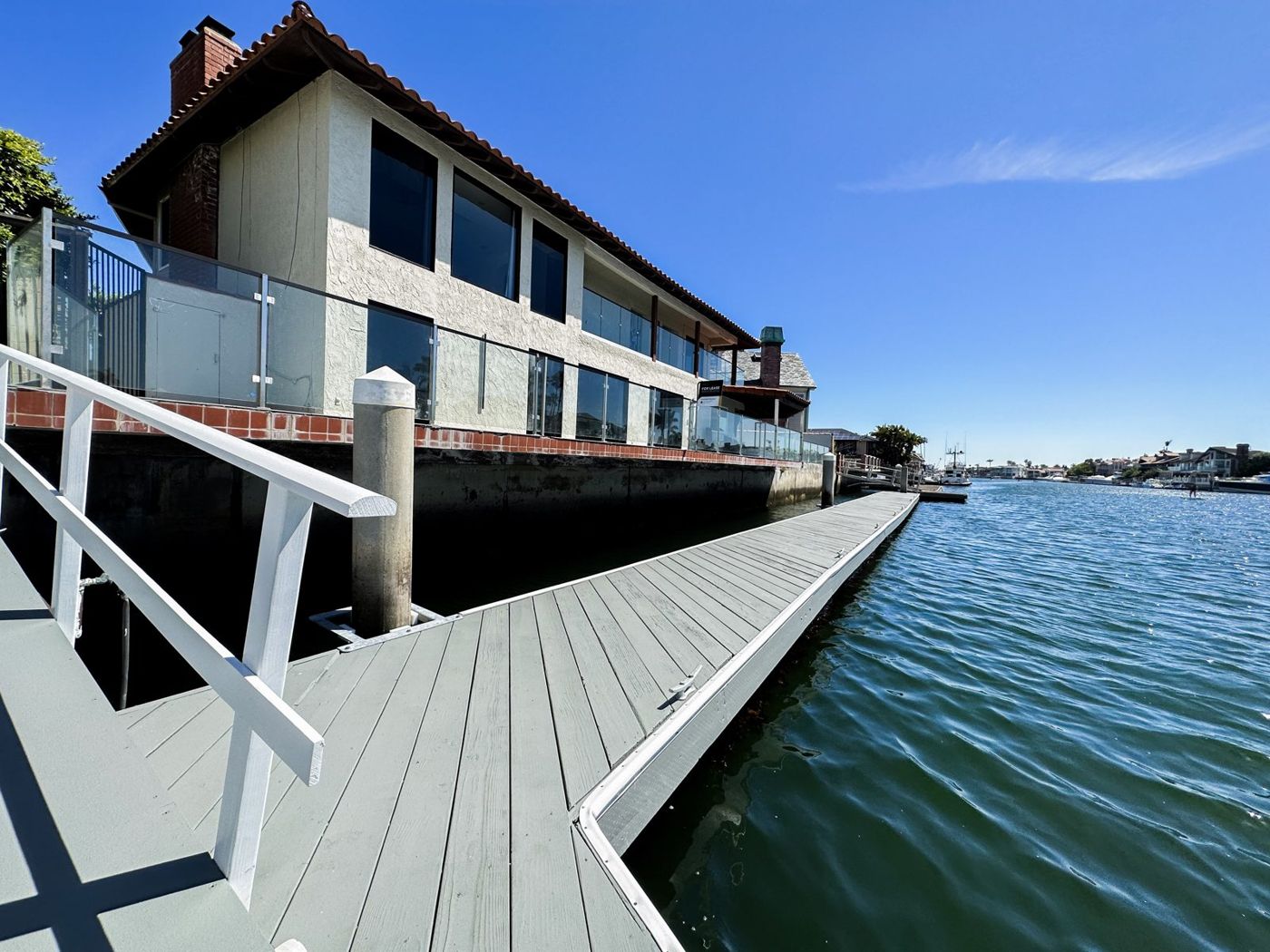 The restored dock at 16352 Maruffa Circle